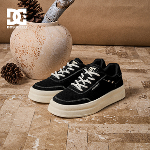 2026春季 新款 黑色板鞋 DCSHOES 厚底休闲鞋 Lift 男真皮男鞋 Malibu