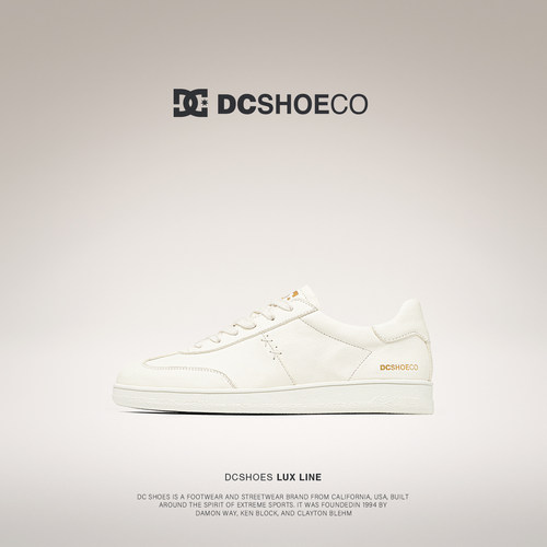 DCSHOES COPEN 头层牛皮板鞋男2026夏季新款小白鞋男鞋薄款休闲鞋