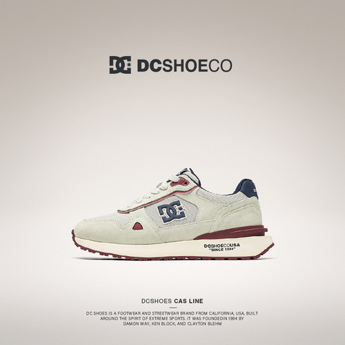 DCSHOES V-Run 男鞋2026新款厚底阿甘鞋春夏男士休闲鞋透气运动鞋