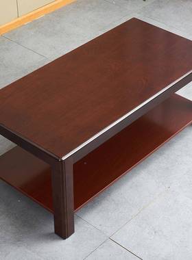 红桃色办公室茶胡现桌客厅简约代白色小户66198型家用实几木质茶