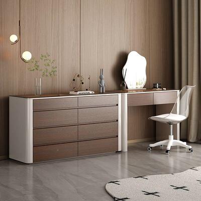 0新HQS款代轻奢玻璃梳妆台22新款卧室新款5玻璃折叠梳妆台现新款