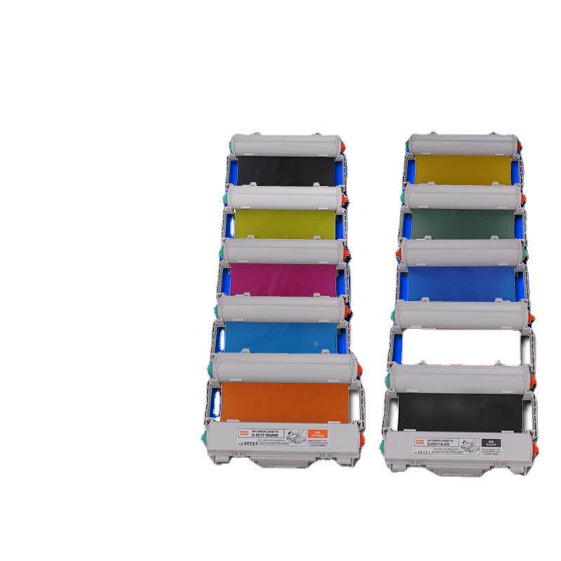MAX标打印机CPM签-2R0碳0GC原装卡匣色带CMYK全彩黑色SL-R201TSL-