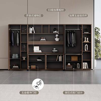 书柜文件办柜DUW料柜木质档约案公柜简储物柜子办公室展示柜资背