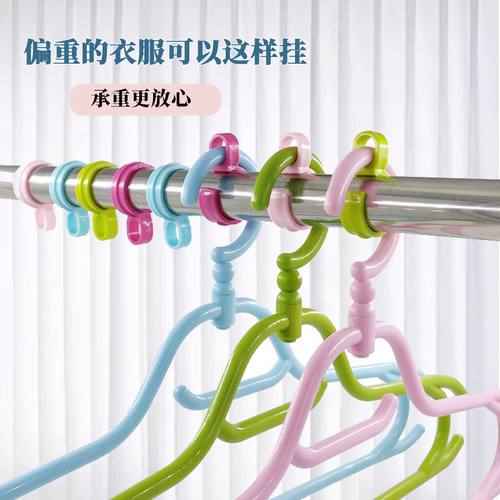 防风钩晾衣架固定卡扣不锈钢圆管配件挂钩室外晾衣杆防风扣防滑夹