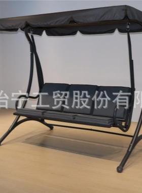三人铸YN8068铝户外阳庭院秋千椅巴拿马摇吊椅铁艺台园秋千花室外