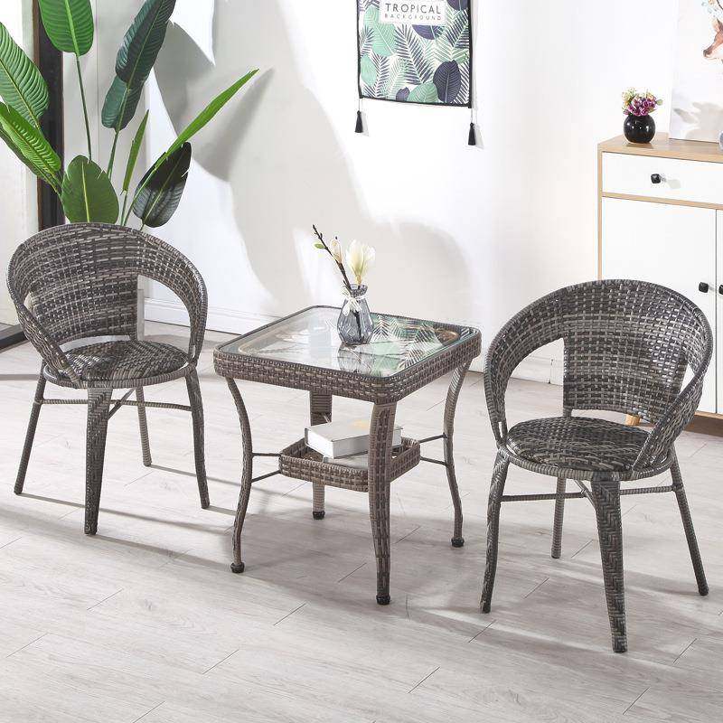 藤椅三件套2露单人外靠背椅阳台小台桌椅室外闲休庭院户小茶几组,商业/办公家具,商用藤编家具,淘宝优惠券,粉丝福利购,淘宝优惠卷