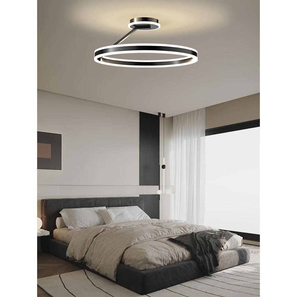 卧室灯吸ltao8155顶灯现代简约意极谱个性全创光护眼感简主卧房间