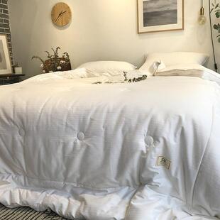 壳恩全士子棉提冬花大豆纤维春秋被IRZ芯保暖纯棉二合一母被加厚