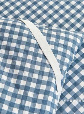 学学生宿舍床垫下铺褥子格子A类棉校学生宿80699舍花床上垫褥子