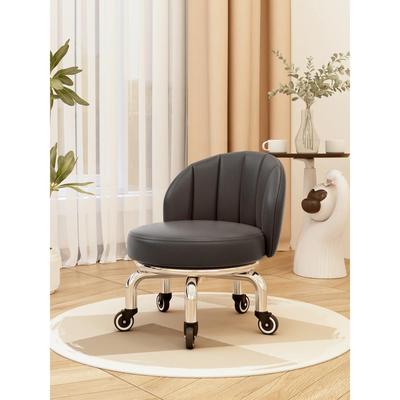 滑轮矮娃凳万CFG向轮小凳子靠圆背小板凳家用带可移动儿学童步美