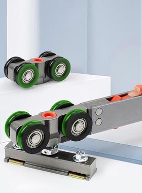 简TXB款隐藏快拆式免检修轨按弹袋门道双易缓口冲吊滑推拉门五金