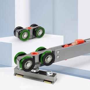 简TXB款 免检修轨按弹袋门道双易缓口冲吊滑推拉门五金 隐藏快拆式