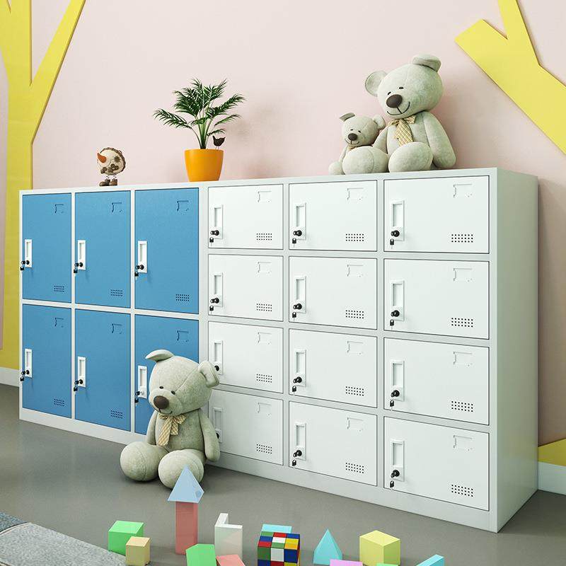 彩色更衣物柜员工储柜带锁钢制收纳儿矮柜幼园书包矮柜更衣台柜阳,商业/办公家具,办公储物柜,淘宝优惠券,粉丝福利购,淘宝优惠卷