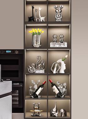 现代客简约创意柜橱窗装饰摆件轻奢居厅玄关电视柜工艺BJZH1030品