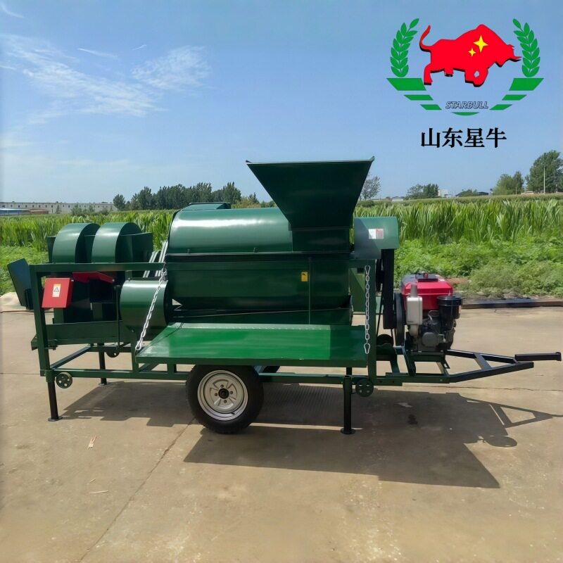 大型多功能柴油玉米高粱大豆脱粒