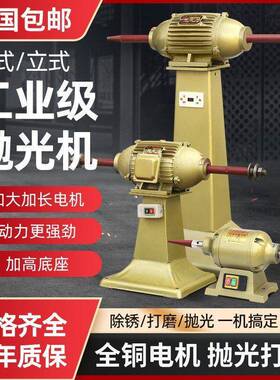 除锈10622抛光机打机拉丝机砂轮磨机带砂机拉丝机立式台式业工家