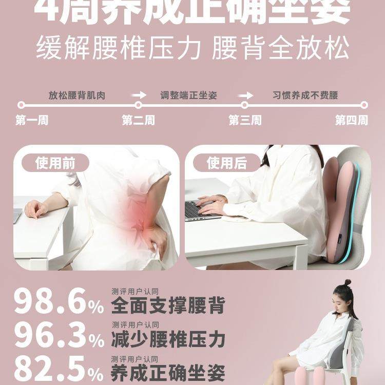 办室腰靠腰垫靠垫孕妇久坐F96885TS护靠枕汽车座椅靠公背垫