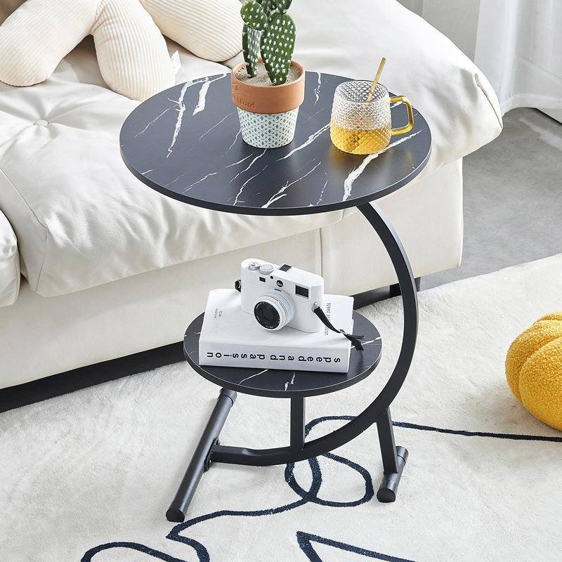 沙发边几客厅家GTU边用台茶桌置物架轻阳床奢边小茶几双层桌子边