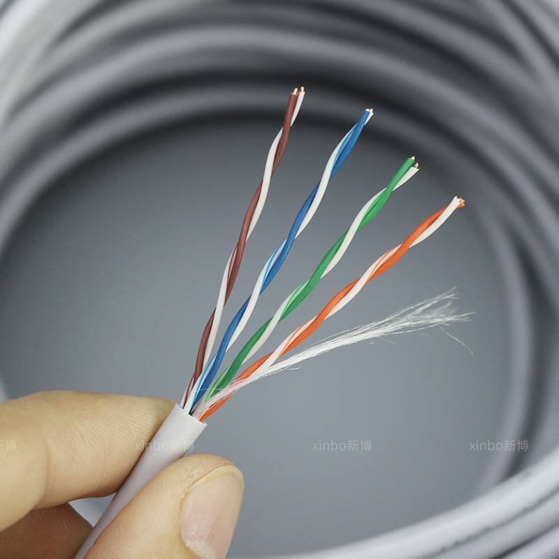 超五类非屏蔽网线铜包铝电脑宽带线utp-cat5e以太网络线线缆300米