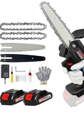 你锂电手提22179式电链锯迷户外无锯线伐木单锯砍树修手枝锯