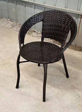 加高加厚扶手椅带子靠背椅内腾椅整藤ONU椅室户外椅子藤编编织套