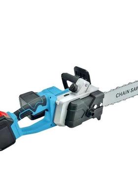 锂ZAB提电充电1式伐木锯手锯家用锯户外电链锯双6寸锯子木工专电