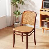 藤椅靠凳背椅藤餐条中古料塑藤TED编椅子透气户外子家用餐椅商用
