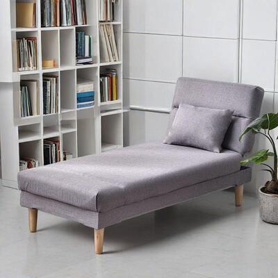 贵约妃椅18340折叠布艺客单双人躺榻阳台椅儿童床拼接厅床简午休