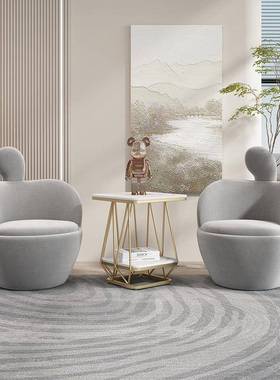 风休凳子家用软包小沙发凳凳子餐桌家用闲区靠PGY-003背奶油创意