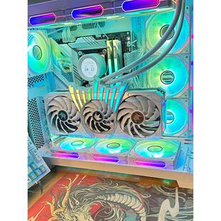 显卡竖装架线4.0显延AHO卡长线pcie5.0延长兼支容酷冷支架