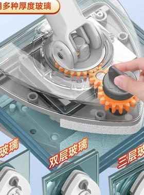 玻家用高层外擦33782玻璃刮清璃洁窗双面擦洗保洁家政工具
