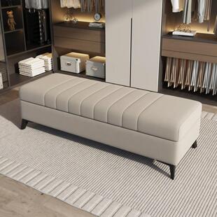 边卧室床HLF尾凳长条衣凳木鸳鸯床凳实榻储物床前凳床边放凳春凳