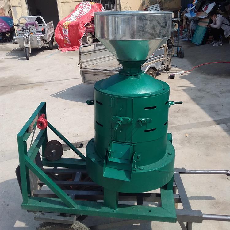 水谷子砂轮式电动脱壳稻碾米机苞米脱皮制糁打碴碾脱米QLN机小麦