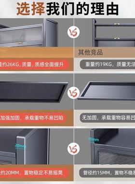 岩傲厨房物落地层置多家用收纳柜子多功能橱柜餐PFS55188边架柜碗