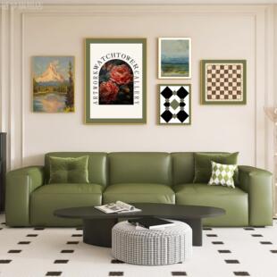 网红复古风背格厅装饰画沙发景墙客壁画玄关欧式艺术美式组合餐厅