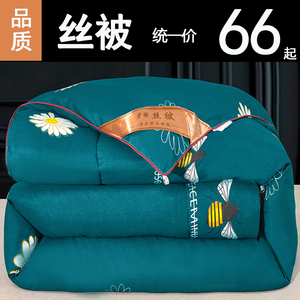 冬天加厚被子被芯丝棉被春秋冬被太空调被双人单人保暖被褥子冬季