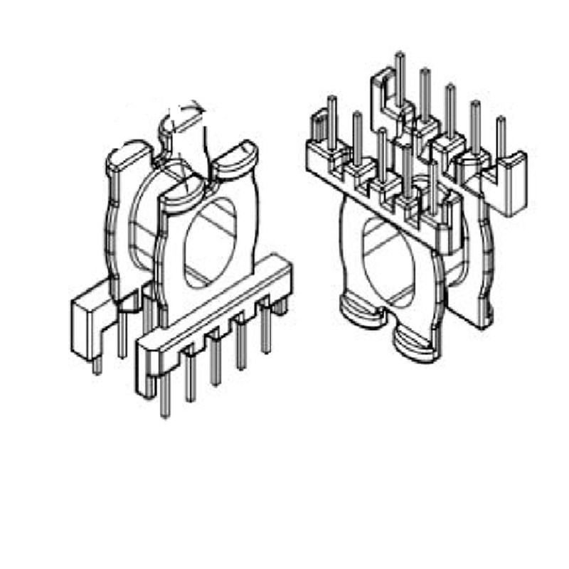 ATQ17高频变压器磁芯骨架卧式5+5针 10个1包