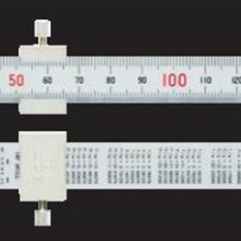 日本SHINWA亲和76751/76752不锈钢直尺带挡块JIS一级15cm/30cm