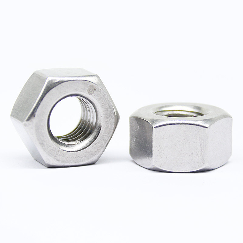 厂家直销304/316不锈钢钢制管法兰用六角重型螺母化工螺帽HG20634