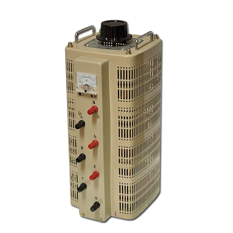 乐稳三相交流接触式调压器TSGC2J-6KVA380v输出0-430v可调纯铜