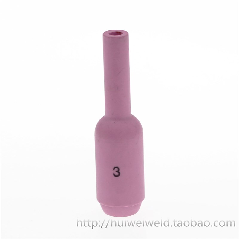 氩弧焊枪配件 WP17/18/26氩弧焊枪瓷嘴 保护套 3#  加长 68mm