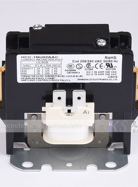 208V/240V 30A 单相 HCC-1NU02AAC UL CSA暖通空调热泵交流接触器