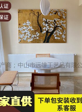 远雄漆艺定制手绘高档金箔画装饰画客厅挂画背景墙木板画中式漆画