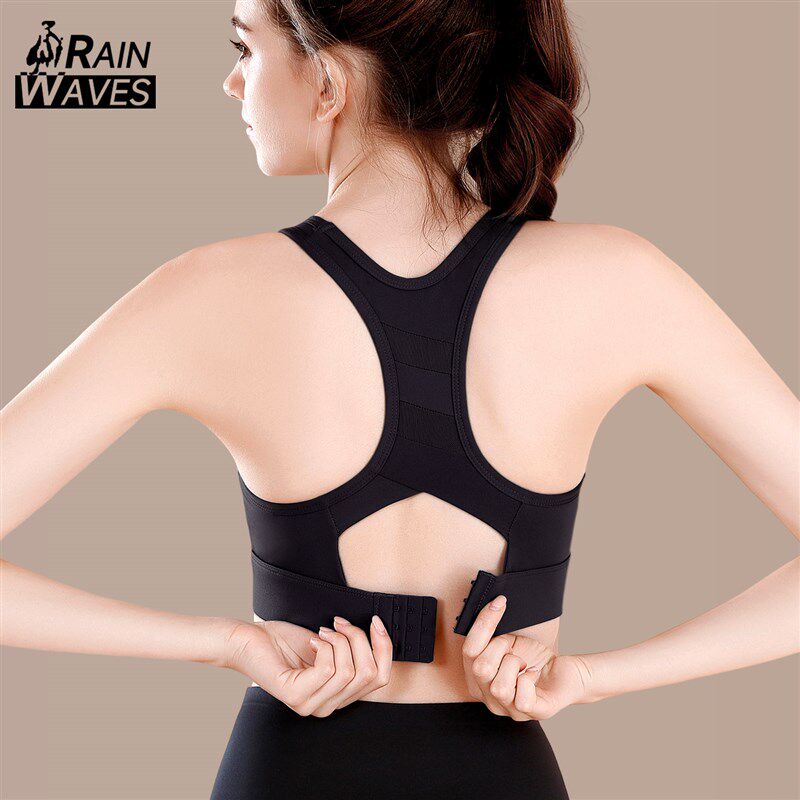 美背心式运动内衣女健身跑步瑜伽专用高强度防震防下垂文胸罩夏薄