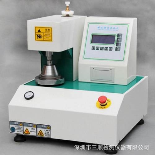 深圳厂家直销纸箱破裂强度试验机全自动纸板耐破裂强度试验机