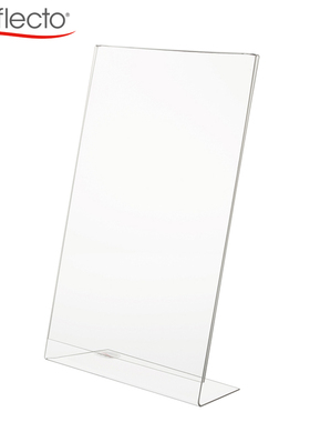 整箱十二件 迪多L型广告展示夹w餐厅菜单牌会议牌台牌 A4竖47401-