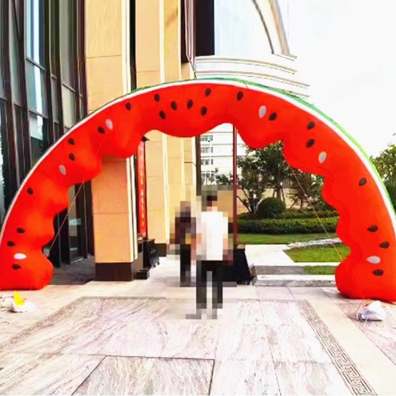 充气卡通水果气模定n制拱门西瓜草莓蔬菜气球模型行走商场美陈