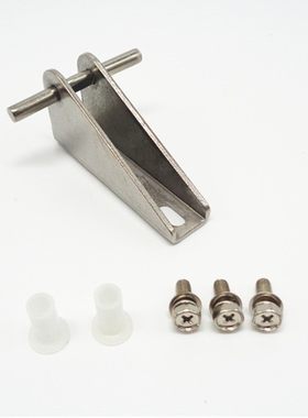 商厨盛宝双面中间柱冰柜门铰链加厚不锈钢双层两片箱配件门轴合页