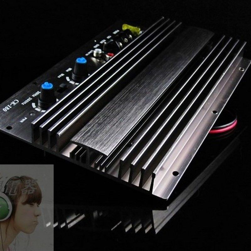 500瓦12伏12V大功率车载低音炮DIY功放板汽车功放广场音响