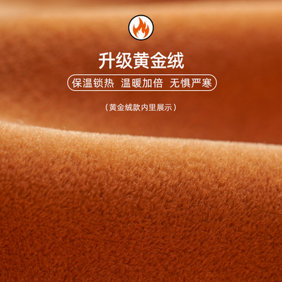 中老年男士保暖内衣加绒加厚套装爸爸宽松大尺码防Q寒老人秋衣卫